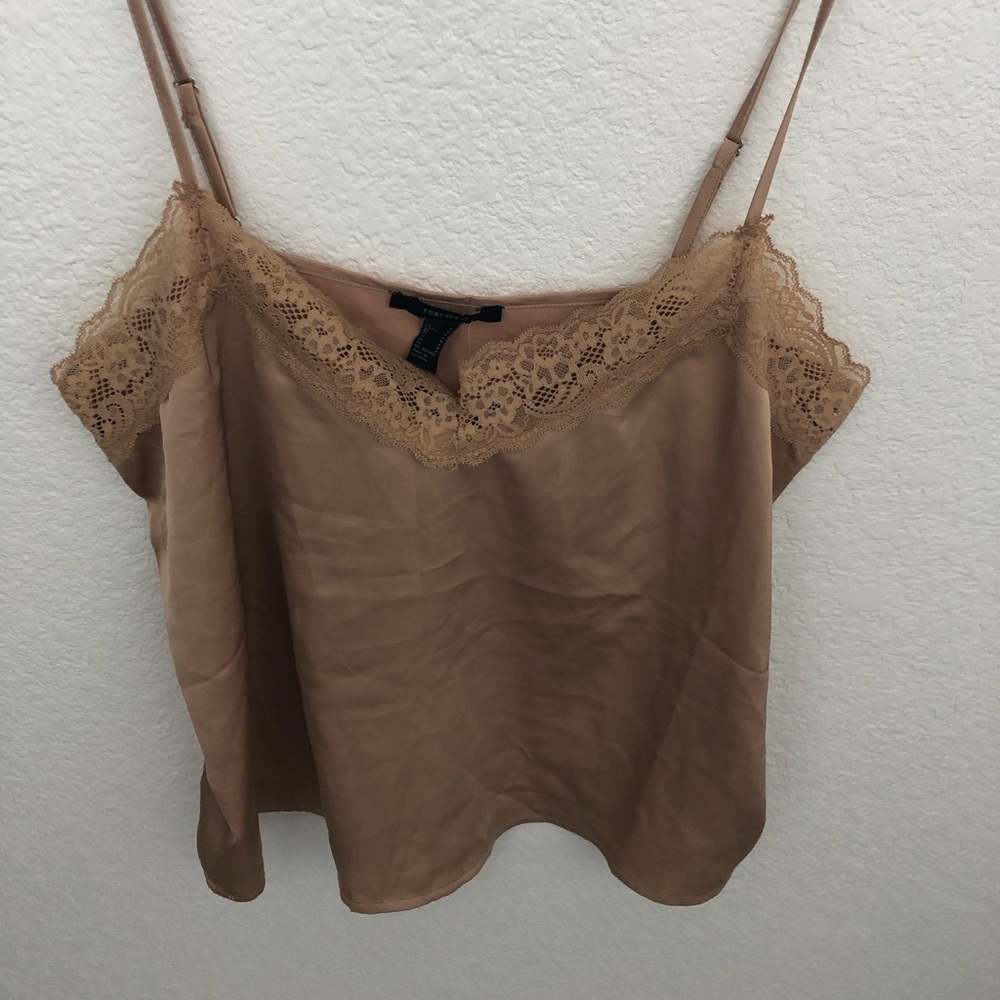 NWT gold camisole tank top